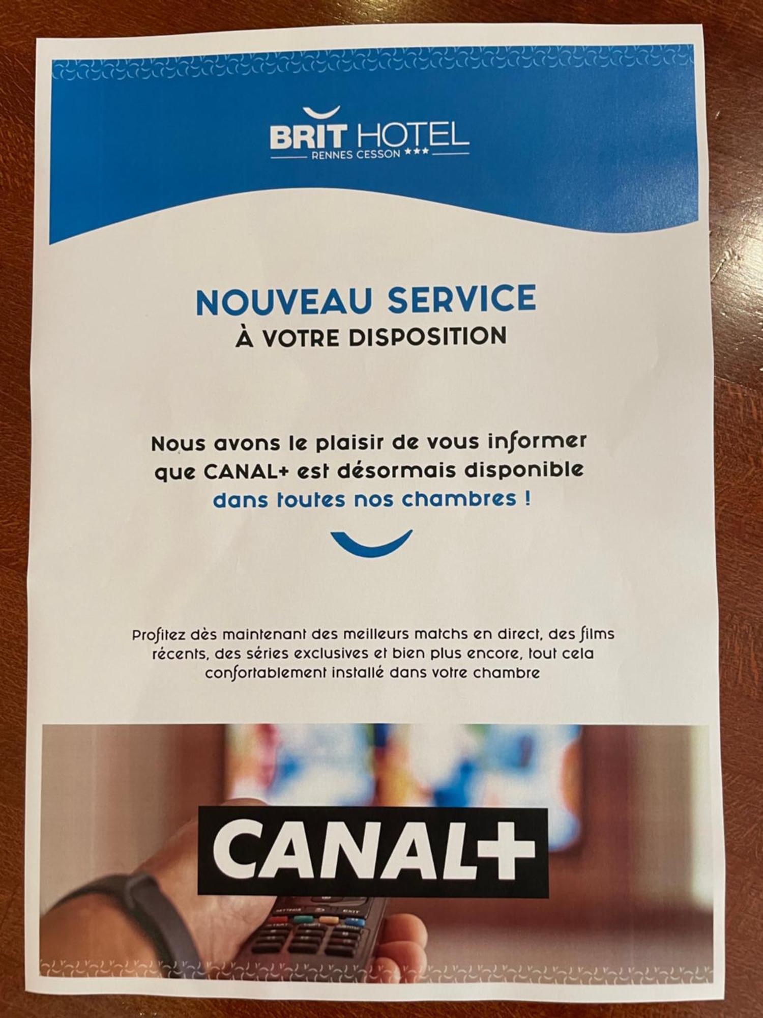 Brit Hotel Rennes Cesson Экстерьер фото